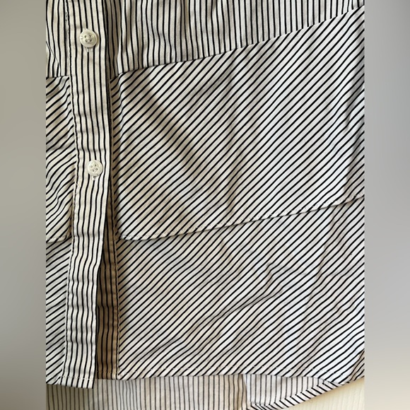 Vision 155 Black and White striped shirt, Size 14 - Picture 4 of 7